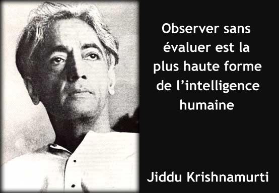 Krishnamurti observer